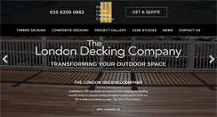 Desktop Screenshot of londondeckingcompany.co.uk